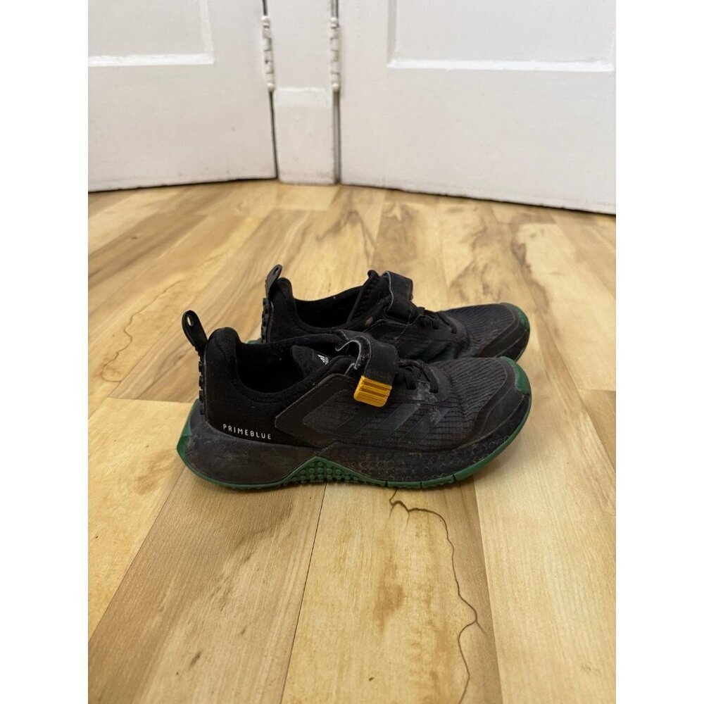 Adidas Primeblue Trail Sneakers Black Green Yellow Youth US 3